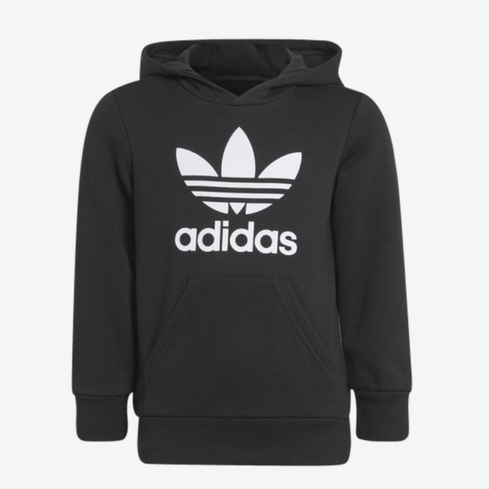 adidas Black Trefoil Hoodie